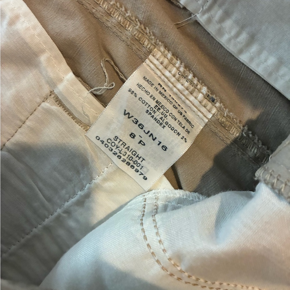 NWT Riders by Lee Woken’s Comfort Waist Khaki Chino Pants, Size 8P - Picture 5 of 5